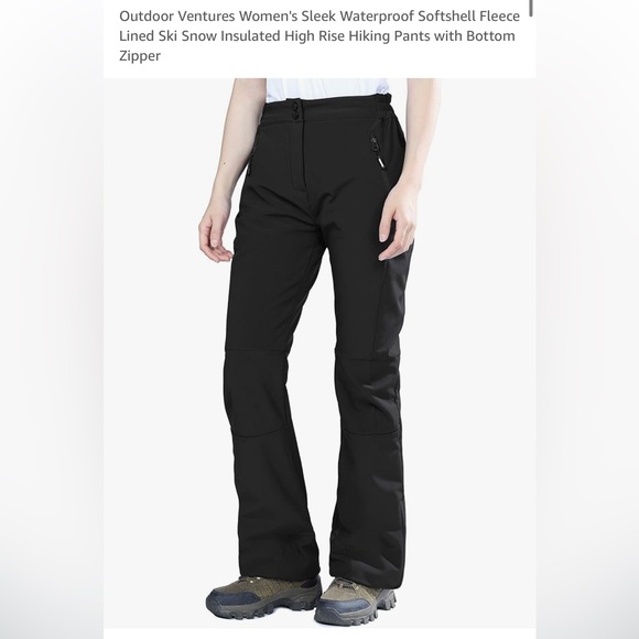 Outdoor venture water proof fleece pants - Picture 1 of 3